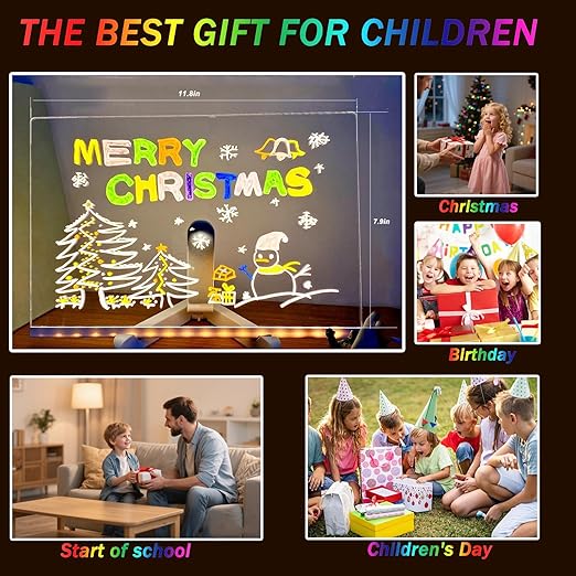 LED Colorful Glow Drawing Board