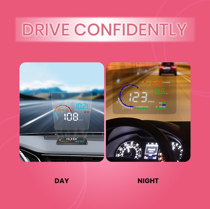 Head Display Speedometer