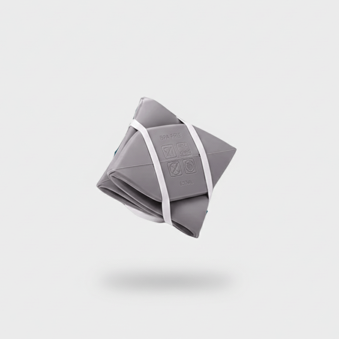 Silicone Folding Water Bottle ( Grey )