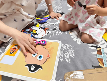 Magnetic Pieces Fun Face Puzzle