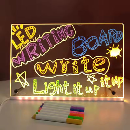 LED Colorful Glow Drawing Board
