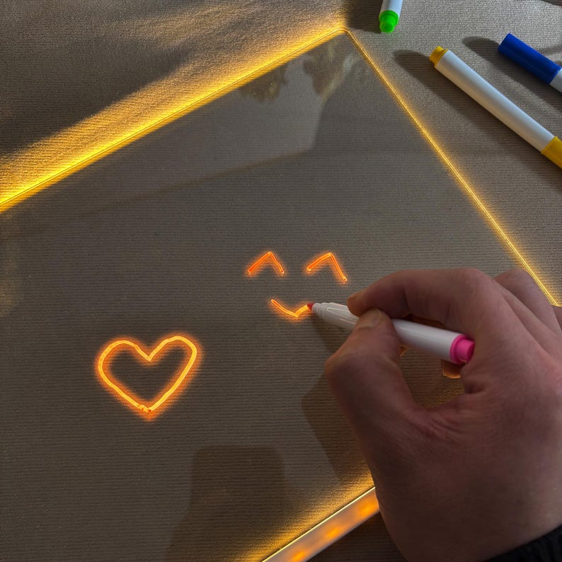 LED Colorful Glow Drawing Board