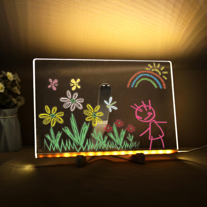 LED Colorful Glow Drawing Board