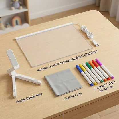 LED Colorful Glow Drawing Board