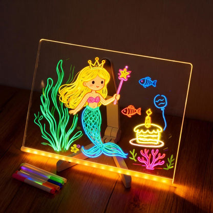 LED Colorful Glow Drawing Board